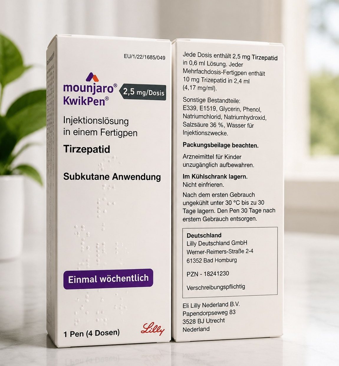 Mounjaro 2.5 mg Italy (tirzepatide) — prescription medicine information.